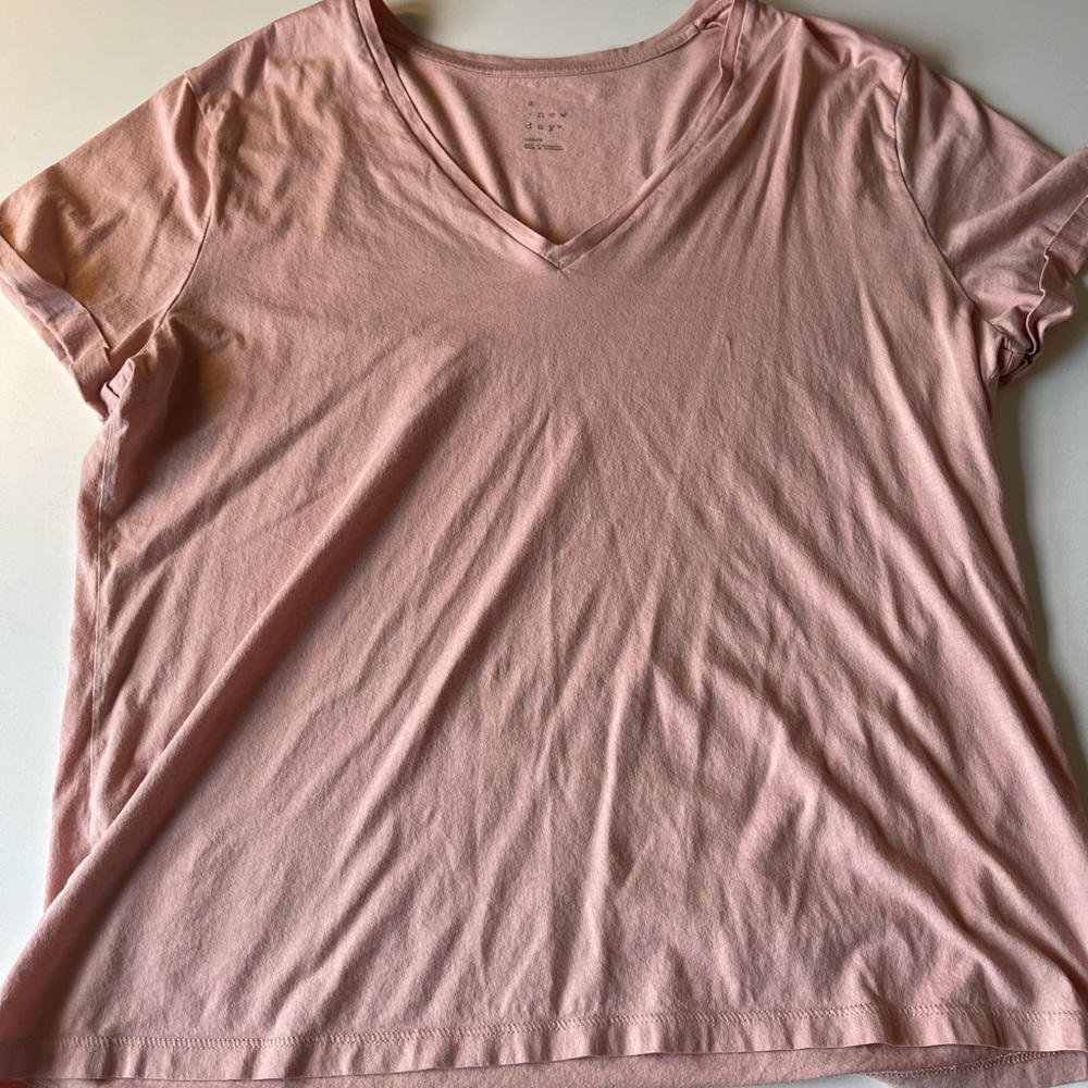 Soft light pink blouse